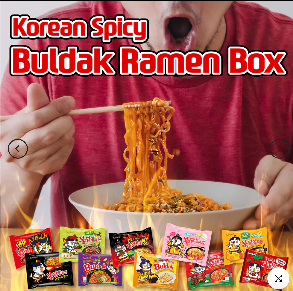 3-10pack Samyang Buldak Hot Chicken Original 2x Spicy Korean Instant Noodles  불닭면